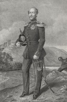 Frederick Francis II, (1823-1883), Grand Duke of Mecklenburg-Schwerin (1842-1883), 1852. Creator: Julio Donón.