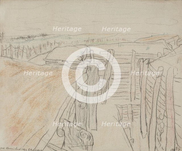 Trenches at Kostiuchnówka, May 26, 1916. Creator: Leopold Gottlieb.