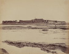 Exterior of North Taku Fort on Peiho River, Showing the English and French Entrance, Aug 21, 1860. Creator: Felice Beato.
