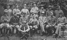 'Major-General Baden-Powell and the Principal Men Who Helped Him to Defend Mafeking', 1900. Creator: Unknown.