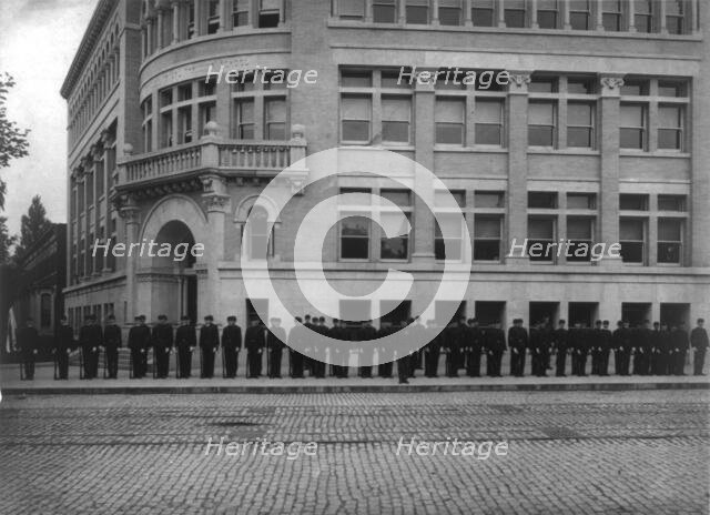 Tech Cadet Company, Washington, D.C., between 1890 and 1950. Creator: Frances Benjamin Johnston.