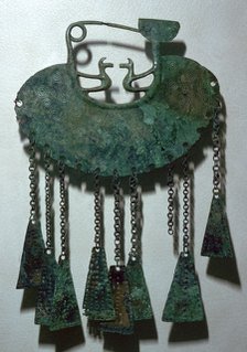 Celtic bronze pendant. Artist: Unknown