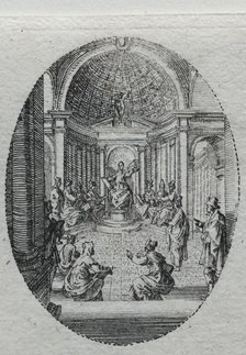 The Mysteries of the Passion: Christ Disputing with the Doctors. Creator: Jacques Callot (French, 1592-1635).