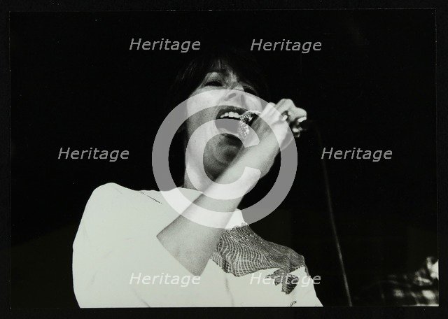 Vocalist Norma Winstone performing at The Stables, Wavendon, Buckinghamshire. Artist: Denis Williams