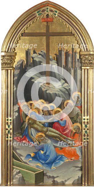 The Lamentation over Christ. Artist: Lorenzo Monaco (ca. 1370-1425)
