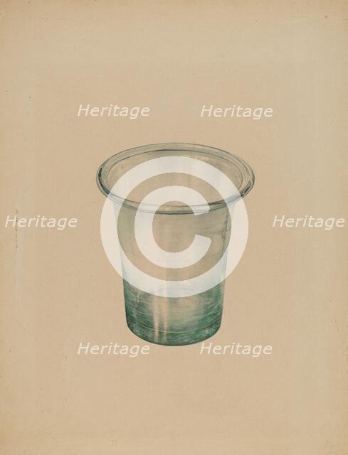 Jelly Tumbler, c. 1940. Creator: Unknown.