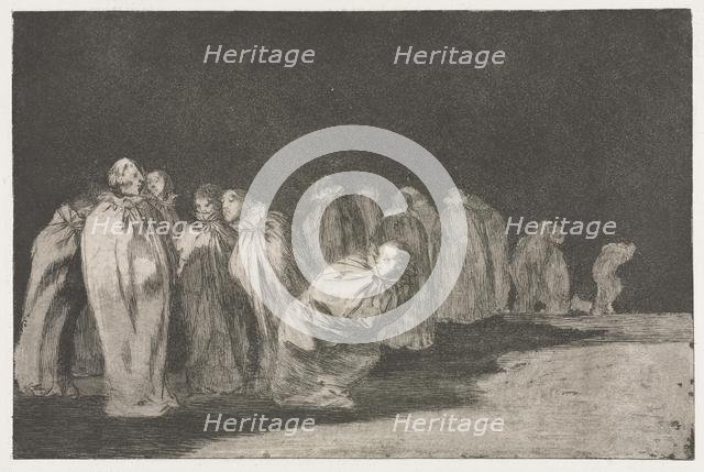 The Proverbs: The Men in Sacks, 1864. Creator: Francisco de Goya (Spanish, 1746-1828).