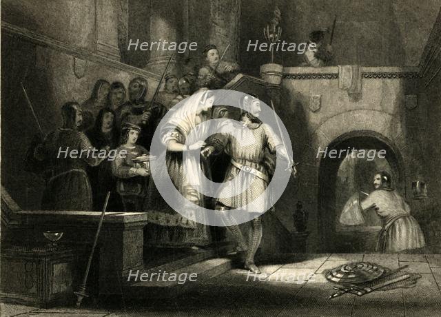 'Rescue of the Countess De Burgh, from Montgomery Castle', 1836.  Creators: Unknown, William Radclyffe.