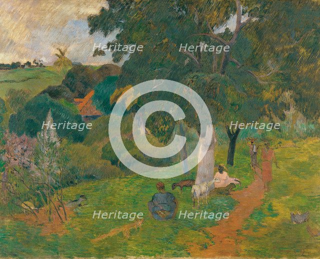 Coming and Going, Martinique, 1887. Artist: Gauguin, Paul Eugéne Henri (1848-1903)