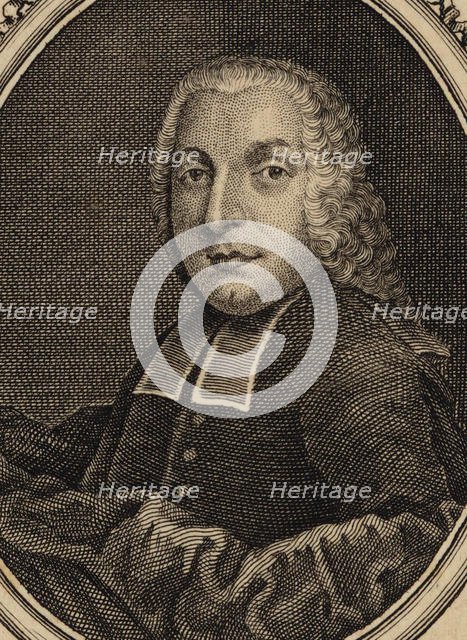 Portrait of the poet and librettist Pietro Metastasio (1698-1782). Creator: Anonymous.