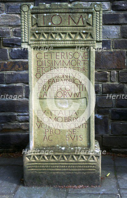 Roman altar from Vindolanda, 2nd century. Artist: Unknown