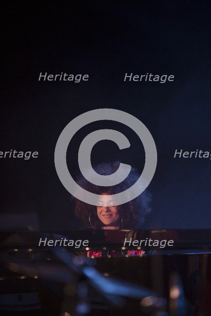 Kandace Springs, 2017. Artist: Alan John Ainsworth.