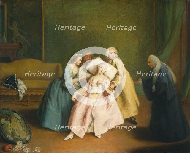 The Faint, c. 1744. Creator: Pietro Longhi.