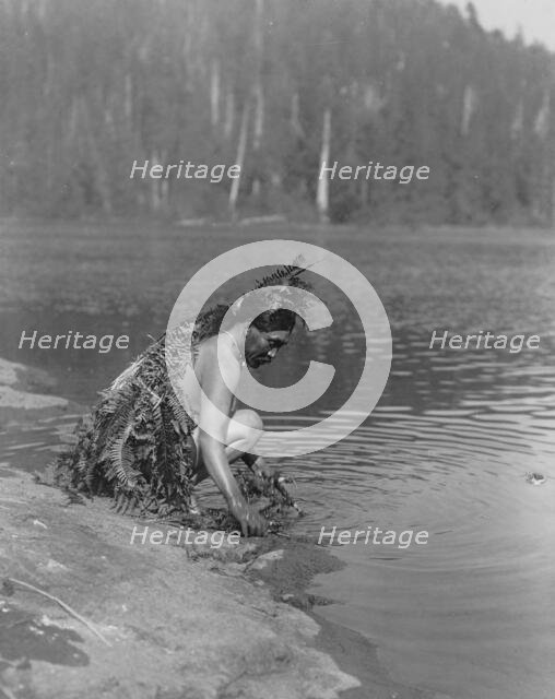Whale ceremonial - Clayoquot, c1910. Creator: Edward Sheriff Curtis.