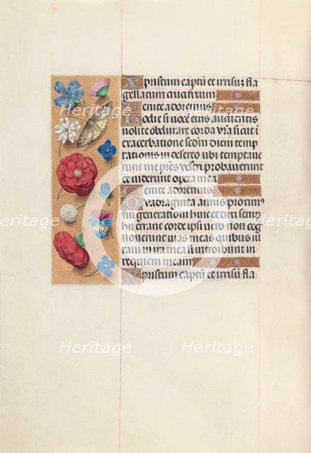 Hours of Queen Isabella the Catholic, Queen of Spain: Fol. 51v, c. 1500. Creator: Master of the First Prayerbook of Maximillian (Flemish, c. 1444-1519); Associates, and.