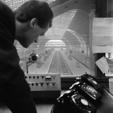 Control cabin, Paddington Station, London, 1960-1972. Artist: John Gay