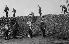 British coal strike - building up reserves for Midland Railway, between c1910 and c1915. Creator: Bain News Service.