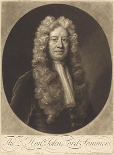 John Lord Sommers, 1713. Creator: John Smith.