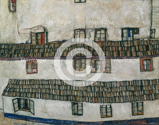 Windows (Facade of a House), 1914. Creator: Schiele, Egon (1890-1918).