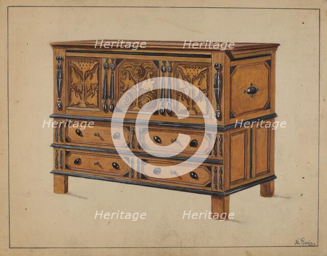 Chest, 1935/1942. Creator: Nicholas Gorid.