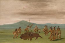 Medicine Buffalo of the Sioux, 1837-1839. Creator: George Catlin.