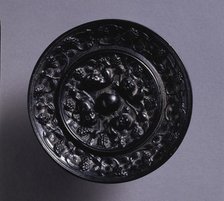 Animal-and-Grape Mirror, mid 600s. Creator: Unknown.