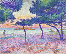 The beach at Saint-Clair, 1896. Creator: Cross, Henri Edmond (1856-1910).