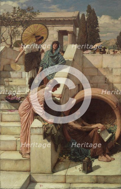 Diogenes, 1882. Artist: Waterhouse, John William (1849-1917)
