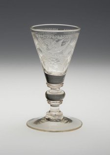 Wine Glass, England, c. 1730. Creator: Unknown.