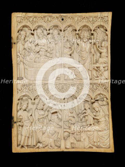 Entombment of Christ / Resurrection and Nativity, 1325-1375. Creator: Unknown.