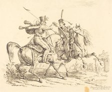 Hussard Striking a Cossack. Creator: Carle Vernet.