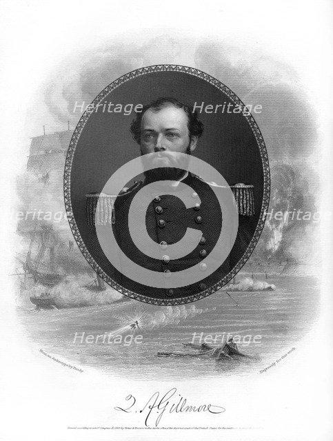 Quincy Adams Gillmore, American Union major-general, 1862-1867.Artist: Brady