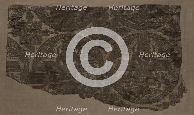 Enthroned King Flanked by Griffins, 800s ?. Creator: Unknown.