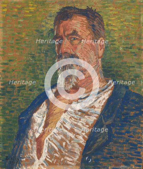 Self-Portrait, 1909. Creator: Karl Edvard Diriks.