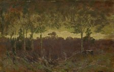 Tatras landscape, early evening, after 1900. Creator: Ferdinand Katona.