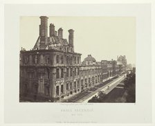 Paris Fire (Palais des Tuileries, Pavillon de Marsan), May 1871. Creator: Charles Soulier.