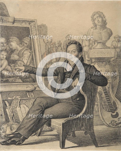 Portrait of Count Nikita Ivanovich Dondukov-Korsakov (1776-1857), 1821. Creator: Hampeln, Carl, von (1794-after 1880).