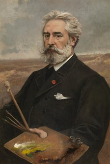 The Painter Jean Pierre François Lamorinière, 1886. Creator: Charles Verlat.