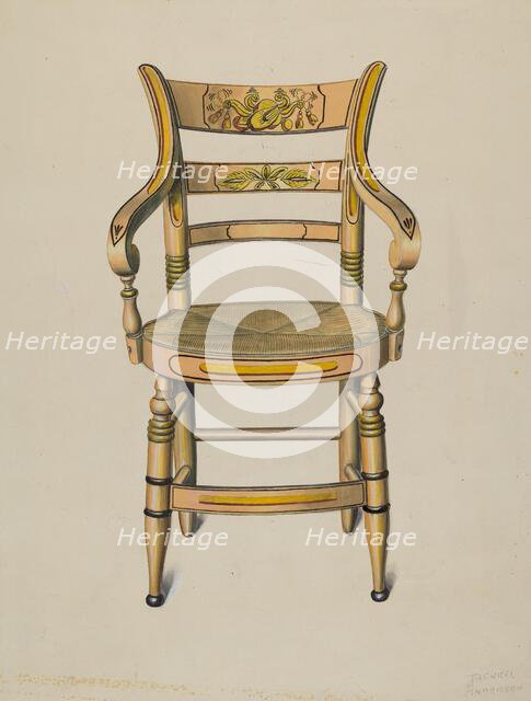 Hitchcock Armchair, c. 1937. Creator: Therkel Anderson.