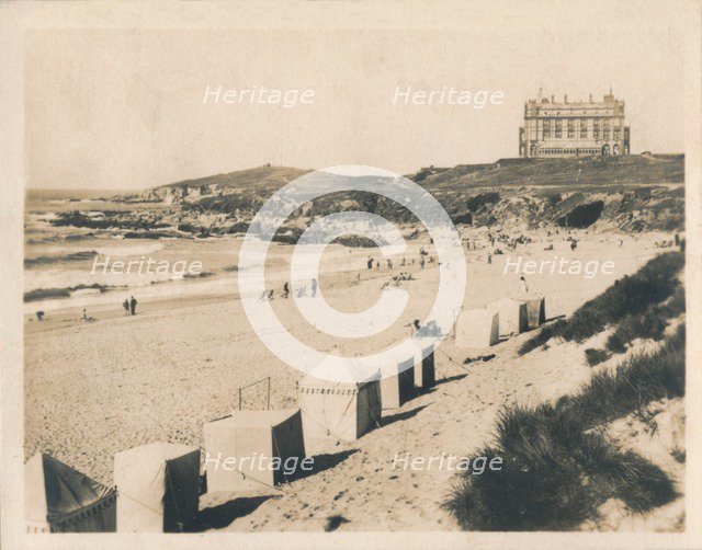 'Fistral Beach - Newquay', 1927. Artist: Unknown.
