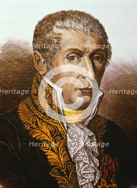 Alessandro Volta (1745-1827), Italian physicist.
 Creator: Unknown.