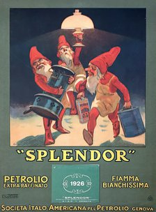 Splendor. Petrolio Extra Raffinato. Creator: Metlicovitz, Leopoldo (1868-1944).