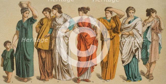 Roman Age Costume, 1881. Creator: Unknown.