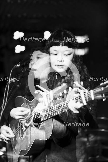 Maya Akechi and Alborg live at Hope & Anchor, Islington, London, May 2025. Creator: Annapaola Marchesani.