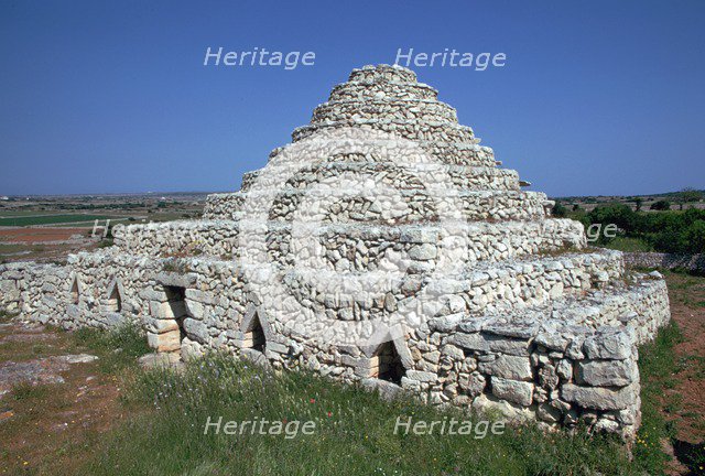 Megalithic structure near Ses Arentes. Artist: Unknown