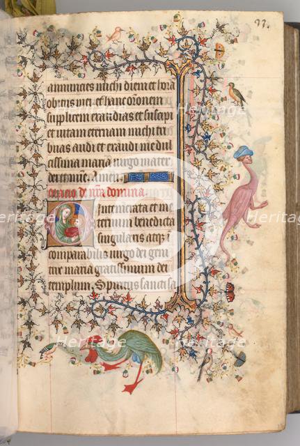 Hours of Charles the Noble, King of Navarre (1361-1425): fol. 17a, Text, c. 1405. Creator: Master of the Brussels Initials and Associates (French).