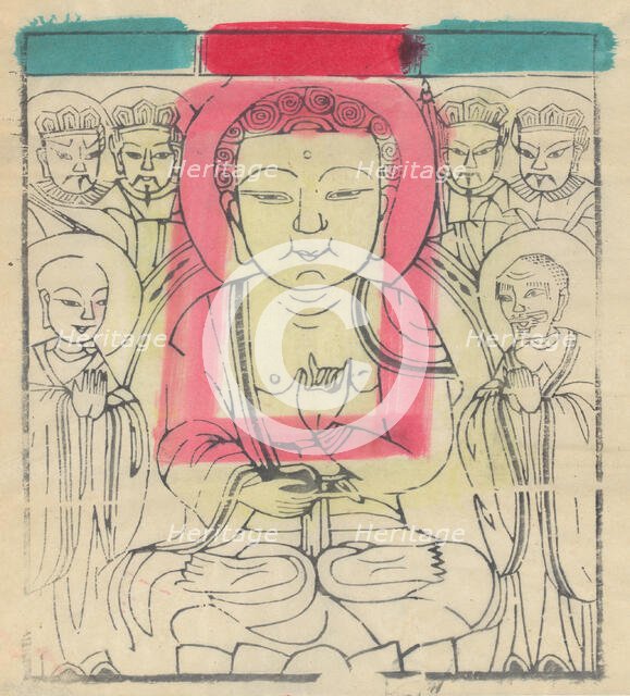 Various New Year’s pictures and door gods, early 20th century. Creator: Unknown.