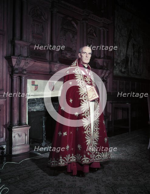 The Reverend Alan Campbell Don, Dean of Westminster, Coronation of Elizabeth II, 1953. Creator: Arthur Charles Kirby Ware.