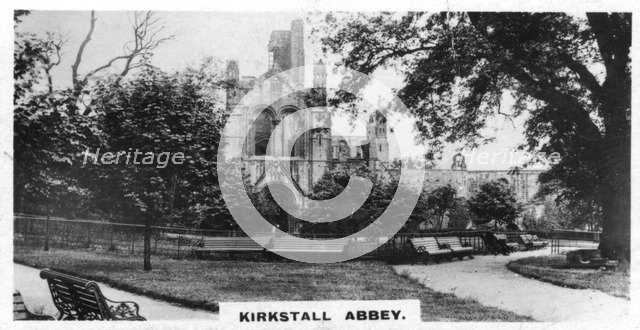 Kirkstall Abbey, Leeds, Yorkshire, c1920s. Artist: Unknown