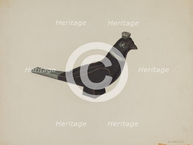 Pa. German Toy Bird, 1935/1942. Creator: Arsen Maralian.